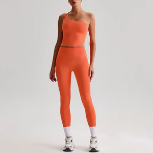 Capshee_Aurelia One-Shoulder Yoga Set