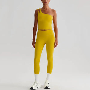 Capshee_Aurelia One-Shoulder Yoga Set