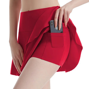 Capshee_CourtFlex Women’s Tennis Skirt with Pockets