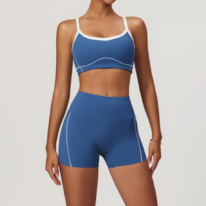 Capshee_Elevé PureForm Luxe Shorts Set
