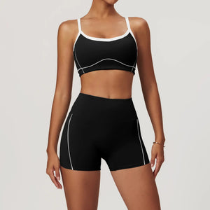 Capshee_Elevé PureForm Luxe Shorts Set