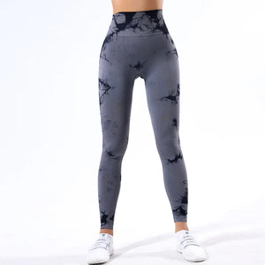 Capshee_Nyra Tie-Dye Scrunch Leggings