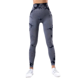 Capshee_Nyra Tie-Dye Scrunch Leggings