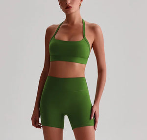 Capshee_PeachLift Quick-Dry Yoga Set