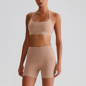 Capshee_PeachLift Quick-Dry Yoga Set