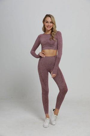 Capshee_SeamFlex Long-Sleeve Yoga Set