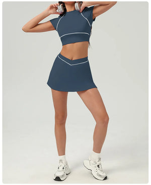 Capshee_UrbanFlex Tennis Skirt Set