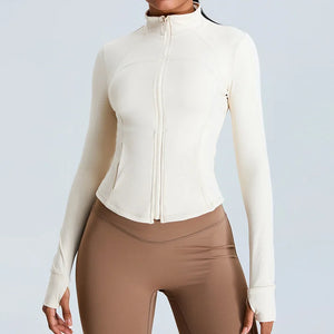 Capshee_VitalEase ZipFlex Yoga Jacket