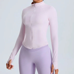 Capshee_VitalEase ZipFlex Yoga Jacket