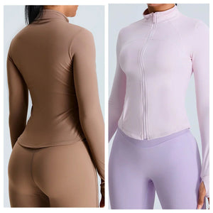 Capshee_VitalEase ZipFlex Yoga Jacket