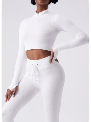 Capshee_VitalEase ZipFlex Yoga Jacket