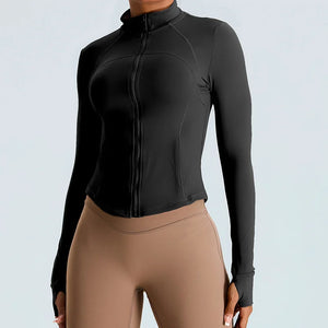 Capshee_VitalEase ZipFlex Yoga Jacket