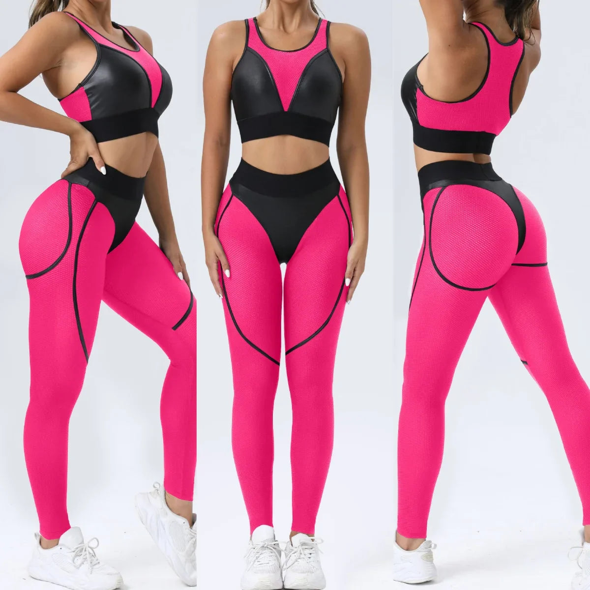 Capshee_AuraFlow SculptLift Halter Elegance Set