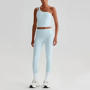 Capshee_Aurelia One-Shoulder Yoga Set