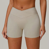 Capshee_Averra High-Waist Yoga Shorts