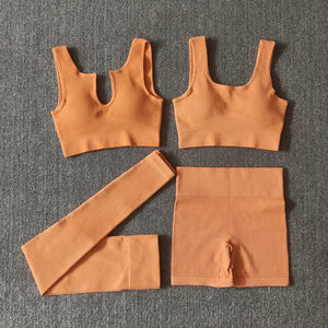Capshee_CoreSculpt SeamFlex Yoga Set