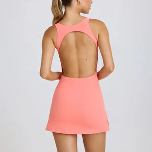 Capshee_CourtFlex Women’s Backless Tennis Dress