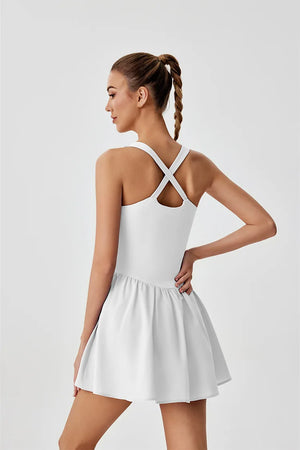 Capshee_CourtFlex Women’s Backless Tennis Dress