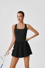 Capshee_CourtFlex Women’s Backless Tennis Dress