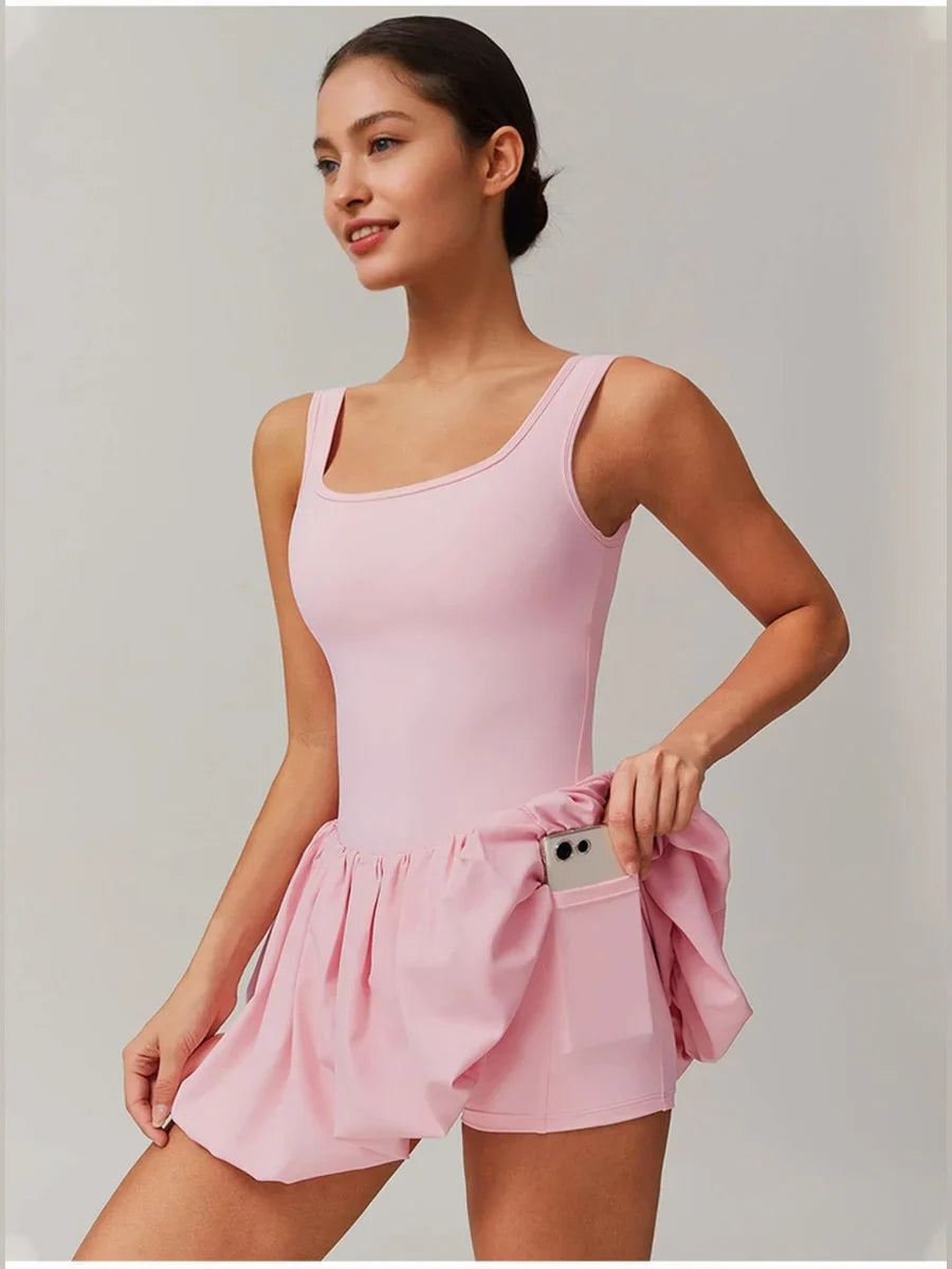 Capshee_CourtFlex Women’s Fitness Tennis Dress