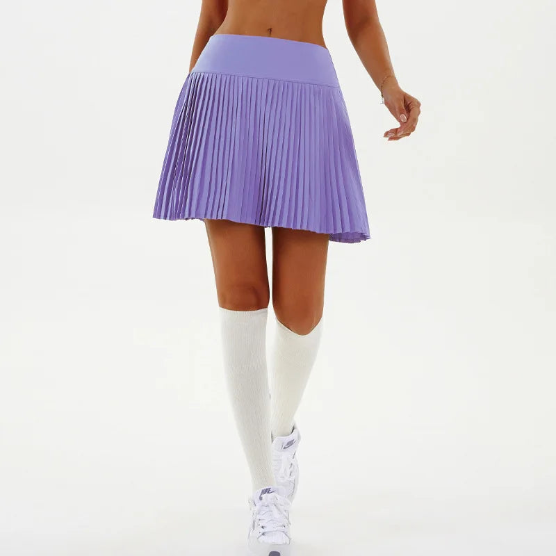 Capshee_CourtFlex Women’s High-Waist Tennis Skirt
