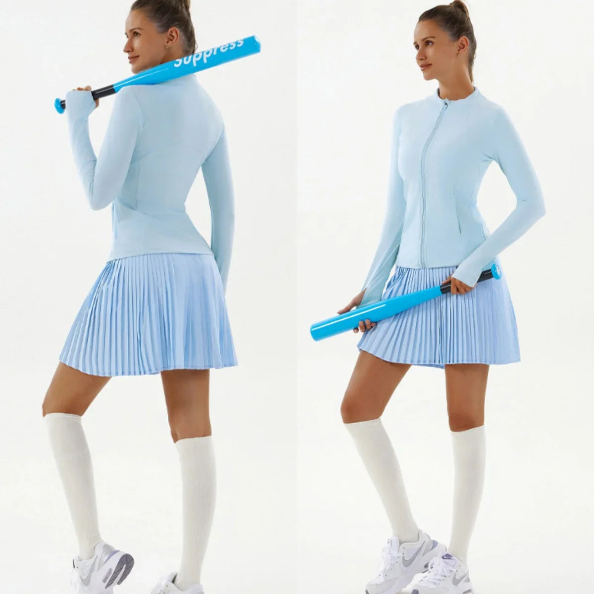 Capshee_CourtFlex Women’s High-Waist Tennis Skirt