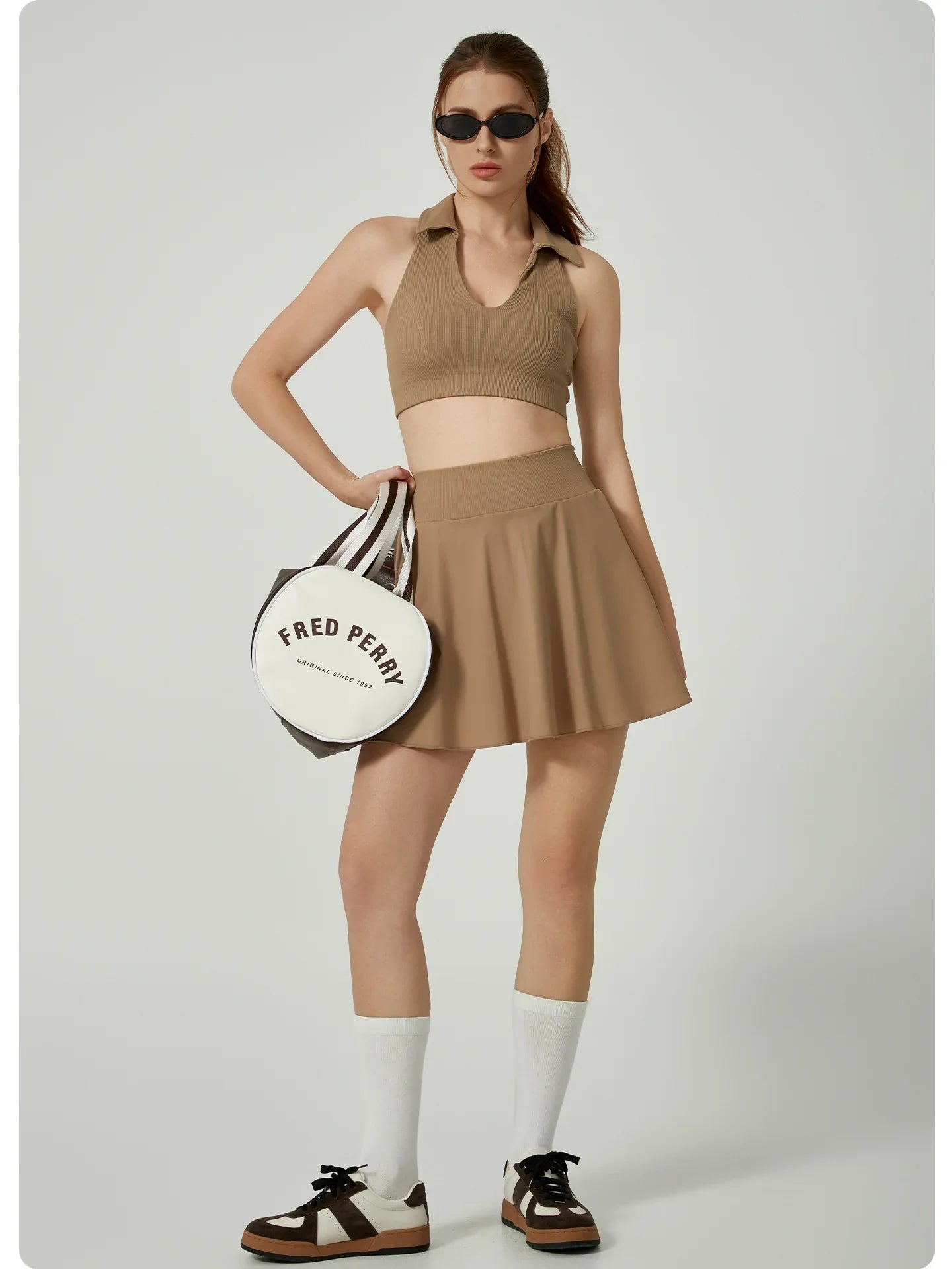 Capshee_CourtFlex Women’s High-Waist Tennis Skirt