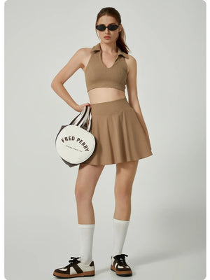 Capshee_CourtFlex Women’s High-Waist Tennis Skirt