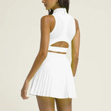 Capshee_CourtFlex Women’s Pleated Tennis Dress