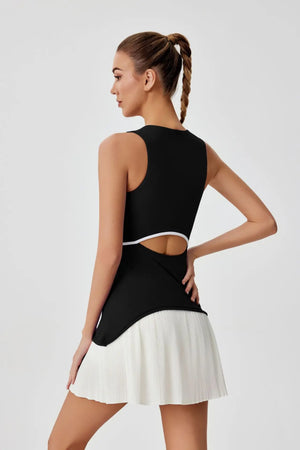 Capshee_CourtFlex Women’s Pleated Tennis Dress