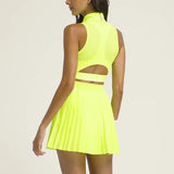 Capshee_CourtFlex Women’s Pleated Tennis Dress