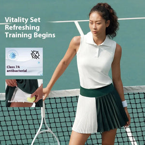 Capshee_CourtFlex Women’s Pleated Tennis Skirt Set