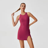 Capshee_CourtFlex Women’s Slit Tennis Dress