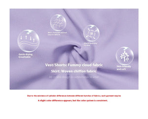 Capshee_CourtFlex Women’s Tennis Skirt Set