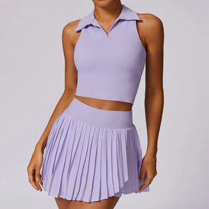 Capshee_CourtFlex Women’s Tennis Skirt Set