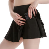 Capshee_CourtFlex Women’s Tennis Skirt with Pockets