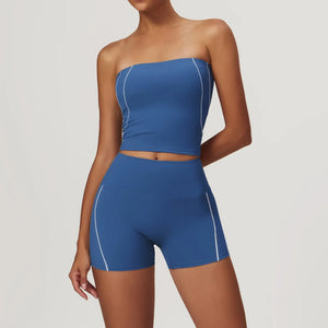 Capshee_Elevé PureForm Luxe Shorts Set