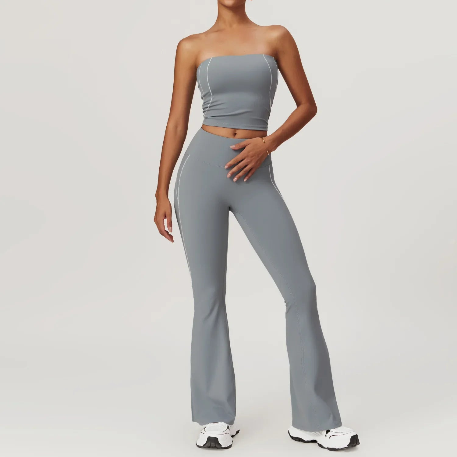 Capshee_Elevé PureForm Luxe Shorts Set