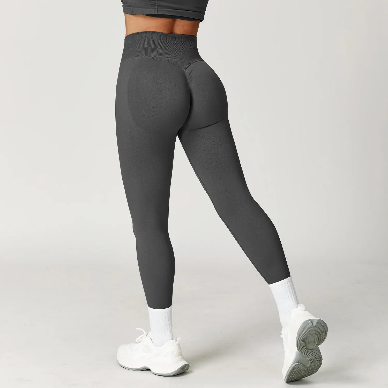 Capshee_Eryna Plaid High-Waist Leggings