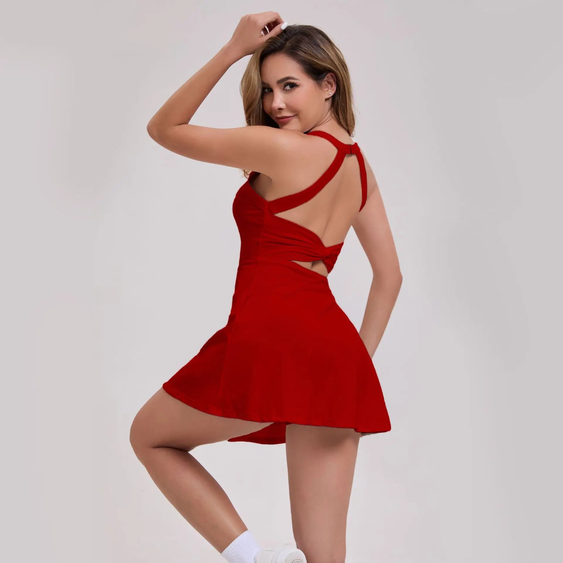 Capshee_FlexiCourt Women’s Tennis Yoga Dress