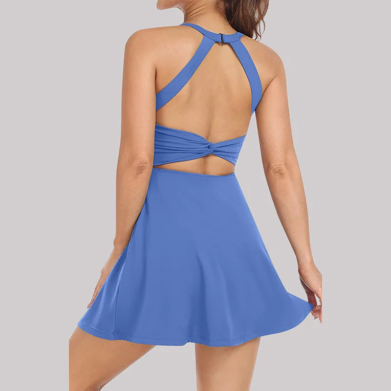 Capshee_FlexiCourt Women’s Tennis Yoga Dress