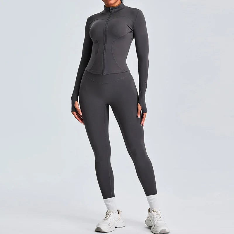 Capshee_LuxeForm AeroFlex Yoga Jacket