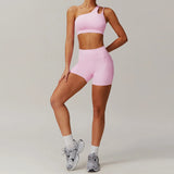 Capshee_LuxeForm CloudFlex One-Shoulder Yoga Set