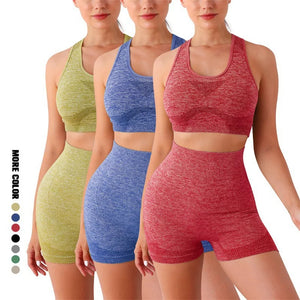 Capshee_PeachLift High-Waist Yoga Set