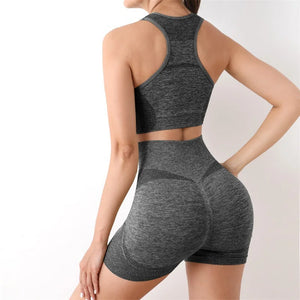 Capshee_PeachLift High-Waist Yoga Set