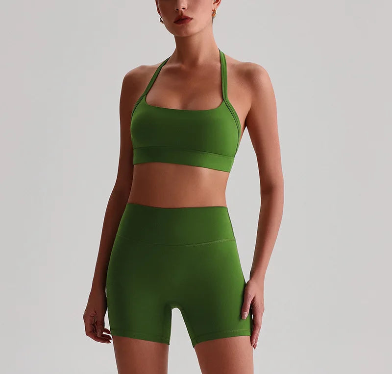 Capshee_PeachLift Quick-Dry Yoga Set