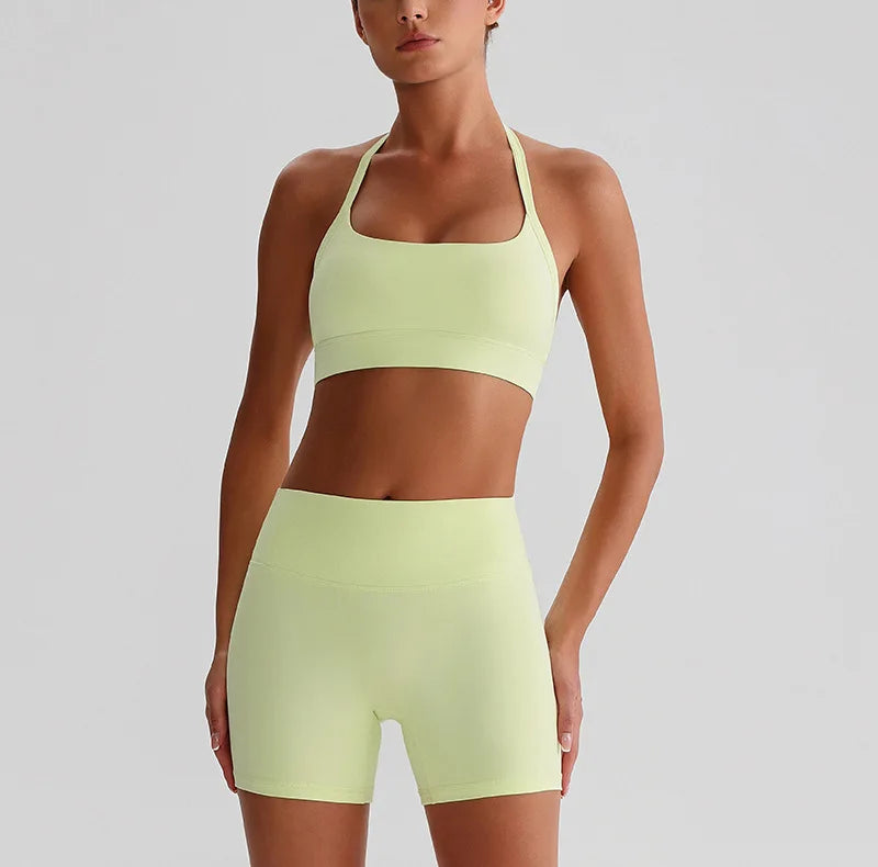 Capshee_PeachLift Quick-Dry Yoga Set