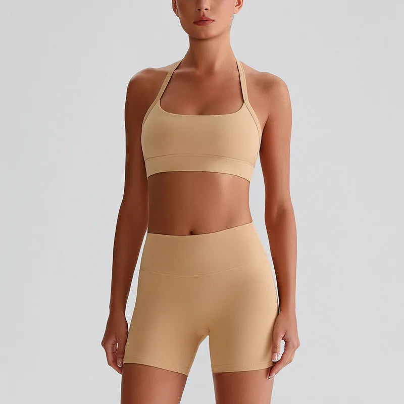 Capshee_PeachLift Quick-Dry Yoga Set