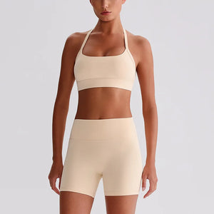 Capshee_PeachLift Quick-Dry Yoga Set