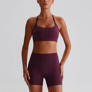 Capshee_PeachLift Quick-Dry Yoga Set